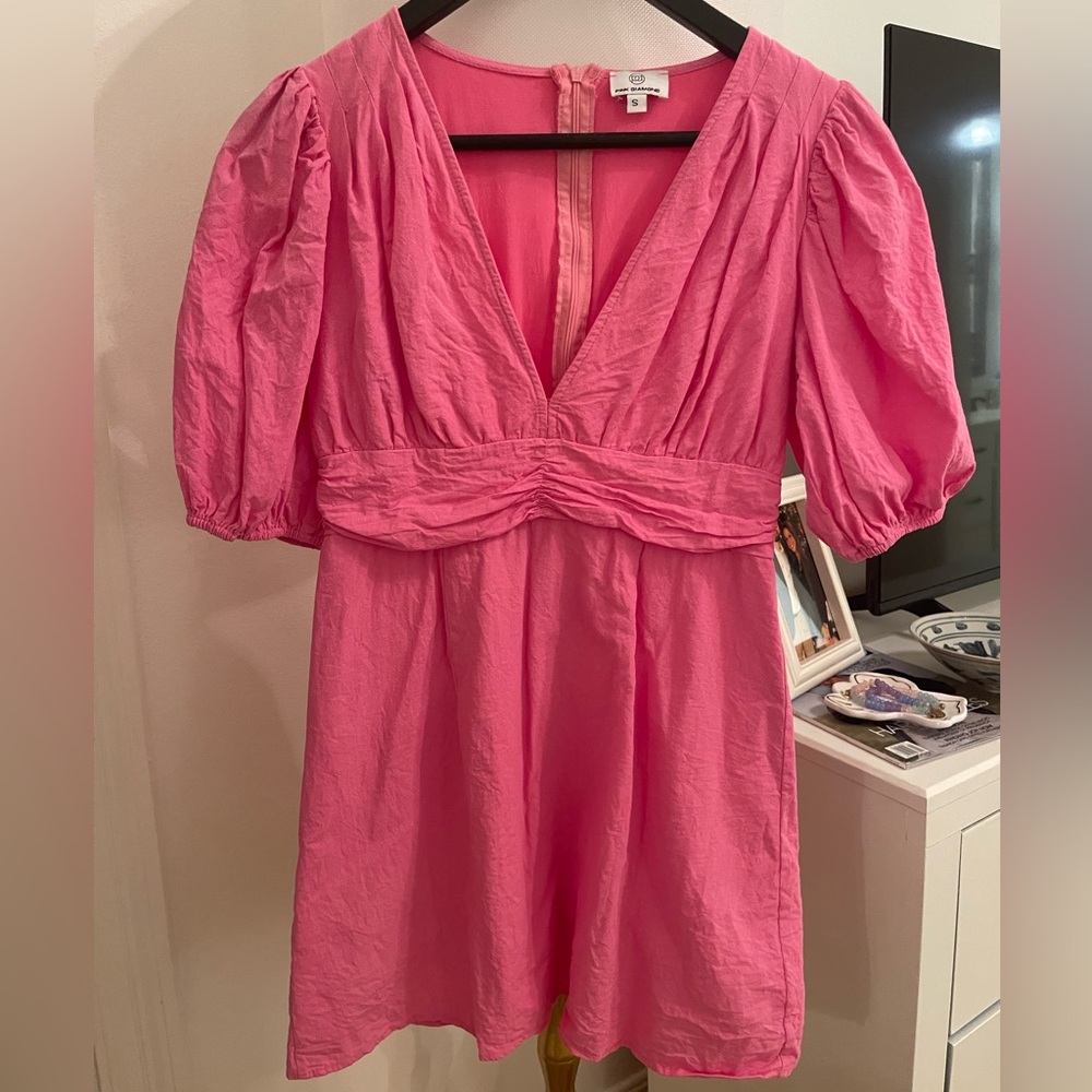 Showpo Pink Diamond Mini Dress